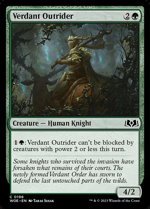 Verdant Outrider [Foil]
