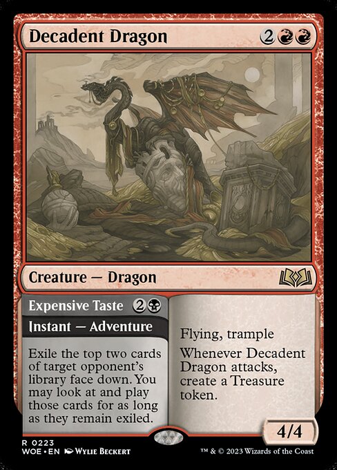 Decadent Dragon // Expensive Taste [Foil]