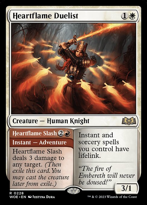 Heartflame Duelist // Heartflame Slash [Foil]