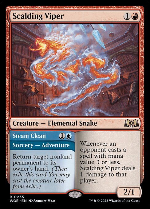 Scalding Viper // Steam Clean [Foil]