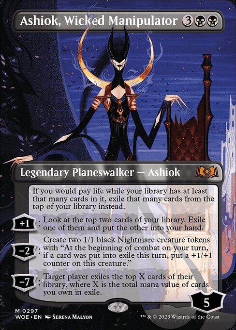 Ashiok, Wicked Manipulator [Borderless Foil]