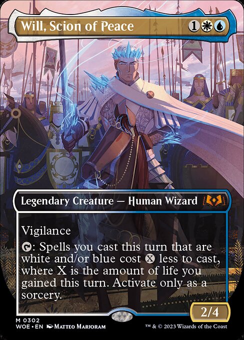 Will, Scion of Peace [Borderless Foil]