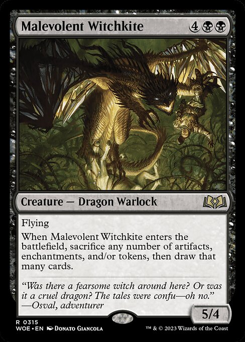 Malevolent Witchkite [Foil]