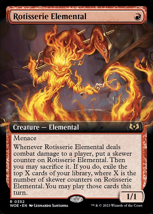 Rotisserie Elemental [Extended Artwork Foil]