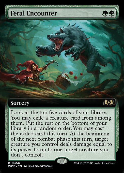 Feral Encounter [Extended Artwork Foil]