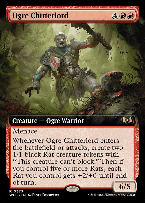 Ogre Chitterlord [Extended Artwork Foil]