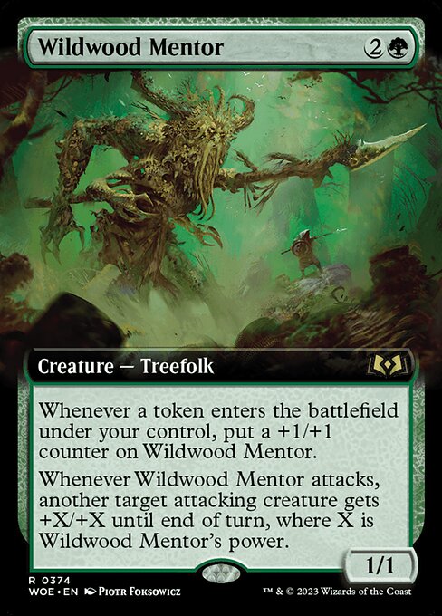 Wildwood Mentor [Extended Artwork Foil]