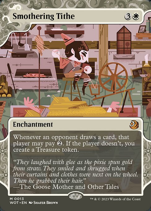 Smothering Tithe [Borderless Showcase Foil]