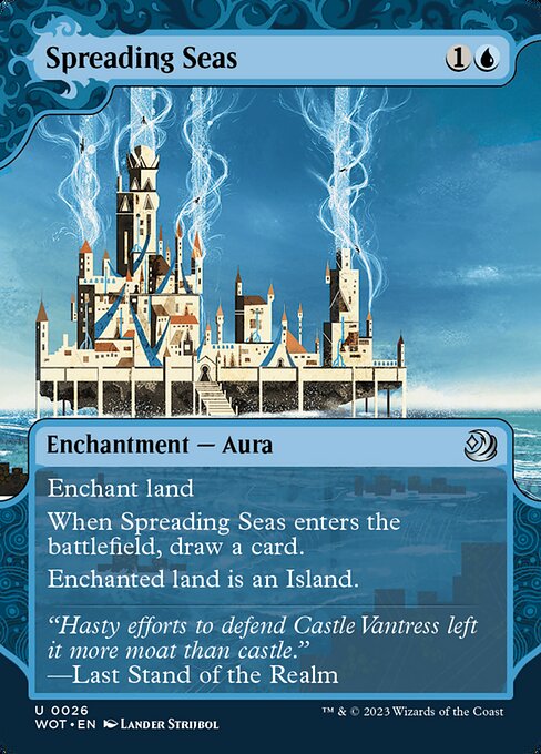 Spreading Seas [Borderless Showcase Foil]