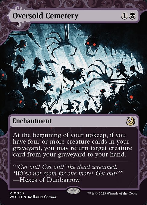 Oversold Cemetery [Borderless Showcase Foil]