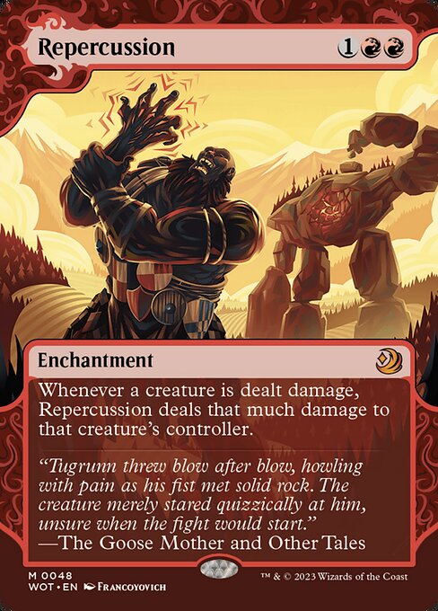 Repercussion [Borderless Showcase Foil]