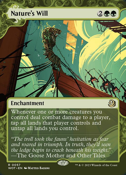 Nature's Will [Borderless Showcase Foil]