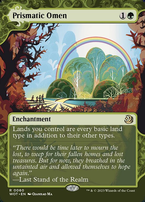 Prismatic Omen [Borderless Showcase Foil]