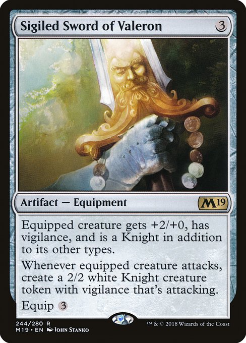 Sigiled Sword of Valeron [Foil]