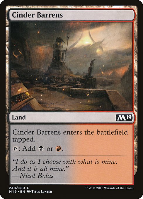 Cinder Barrens [Foil]