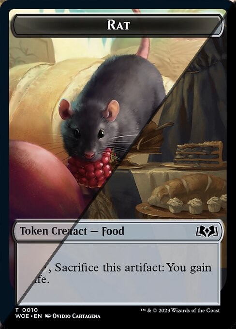 Rat Token  // Food Token TWOE  [Foil]