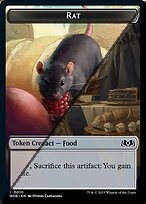 Rat Token  // Food Token TWOE  [Foil]