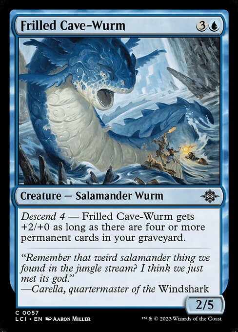 Frilled Cave-Wurm [Foil]