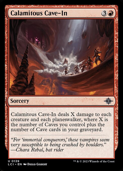 Calamitous Cave-In [Foil]
