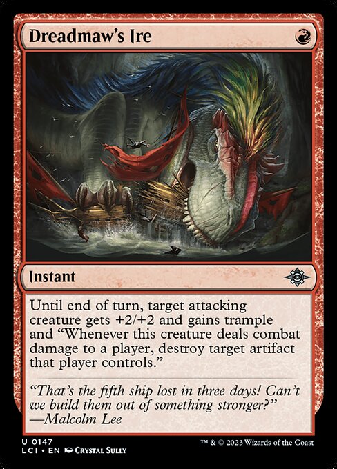 Dreadmaw's Ire [Foil]