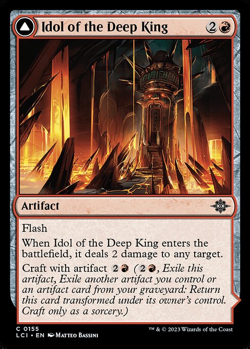 Idol of the Deep King // Sovereign's Macuahuitl [Foil]