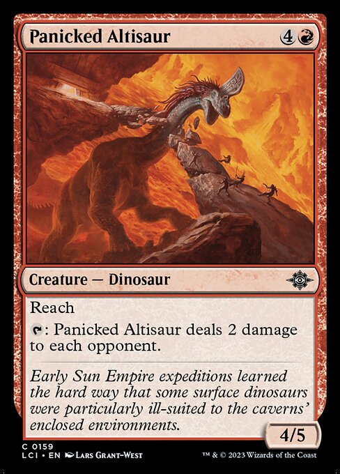Panicked Altisaur [Foil]