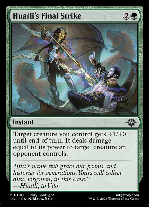 Huatli's Final Strike [Foil]