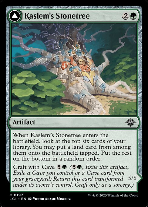 Kaslem's Stonetree // Kaslem's Strider [Foil]