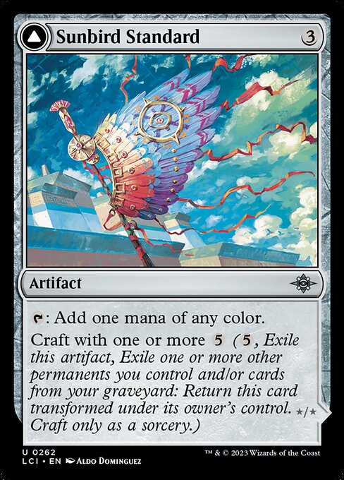 Sunbird Standard // Sunbird Effigy [Foil]