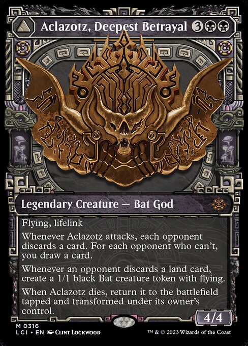 Aclazotz, Deepest Betrayal // Temple of the Dead [Showcase Foil]