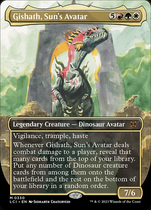 Gishath, Sun's Avatar [Borderless Foil]
