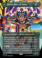 Huatli, Poet of Unity // Roar of the Fifth People [Borderless]
