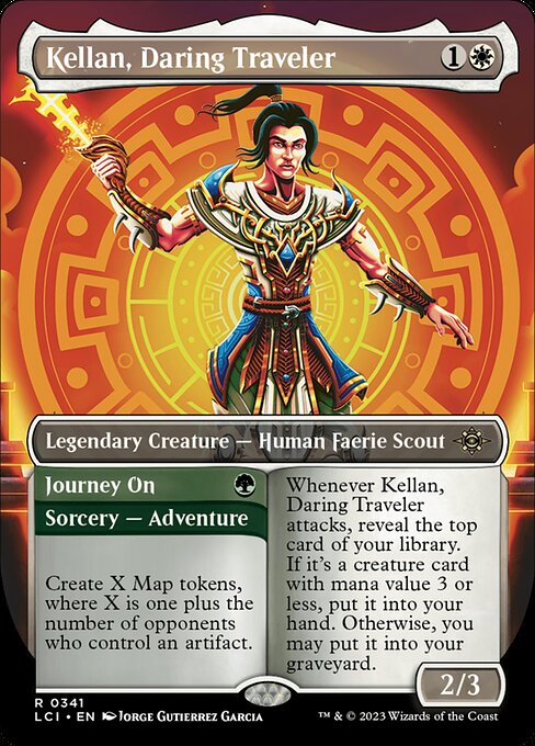 Kellan, Daring Traveler // Journey On [Borderless Foil]