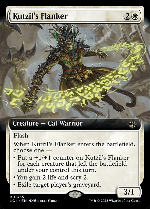 Kutzil's Flanker [Extended Artwork Foil]