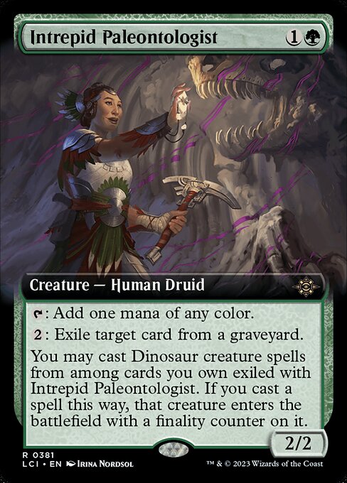 Intrepid Paleontologist [Extended Artwork Foil]