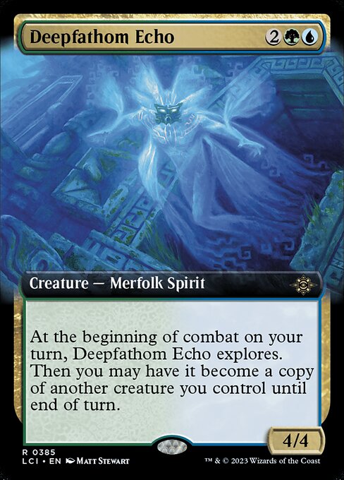 Deepfathom Echo [Extended Artwork Foil]