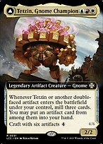 Tetzin, Gnome Champion // The Golden-Gear Colossus [Extended Artwork]