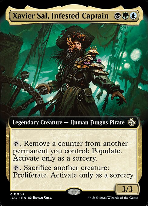 Xavier Sal, Infested Captain [Extended Artwork Foil]