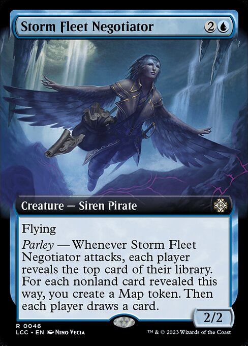 Storm Fleet Negotiator [Extended Artwork Foil]