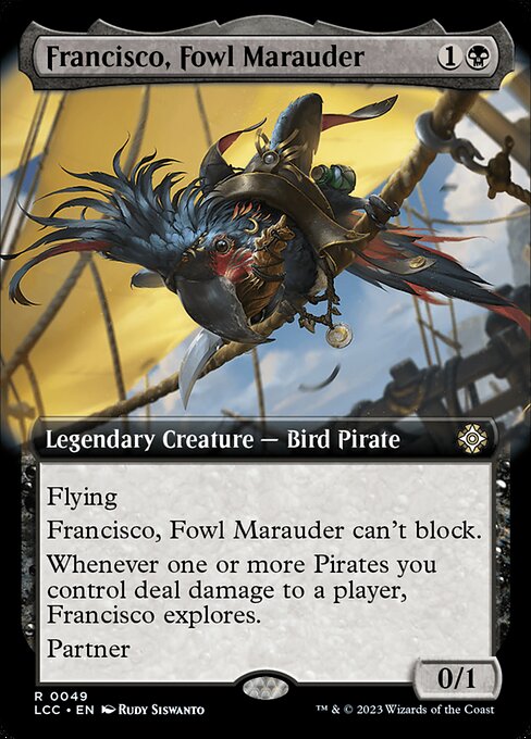 Francisco, Fowl Marauder [Extended Artwork Foil]