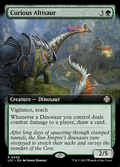 Curious Altisaur [Extended Artwork] [EX]