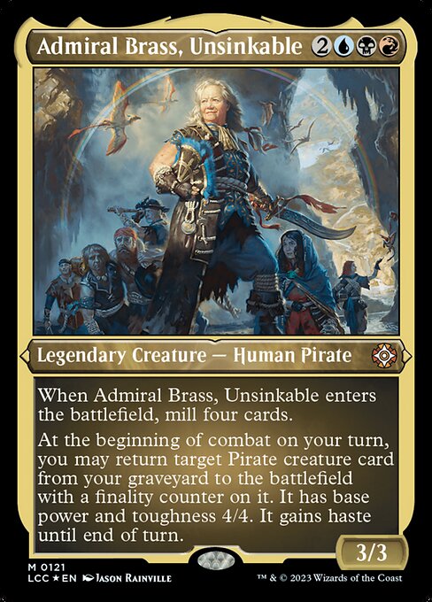 Admiral Brass, Unsinkable [Etched Foil]
