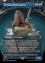 Cresting Mosasaurus [Borderless]
