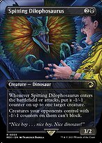 Spitting Dilophosaurus [Borderless]
