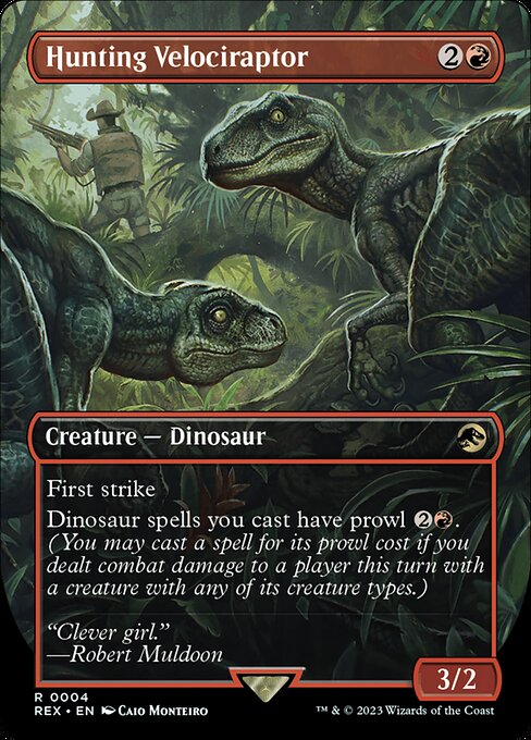 Hunting Velociraptor [Borderless]