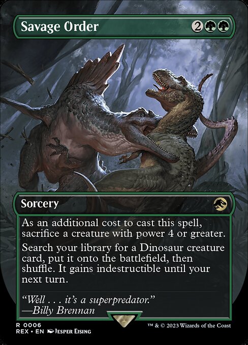 Savage Order [Borderless Foil]