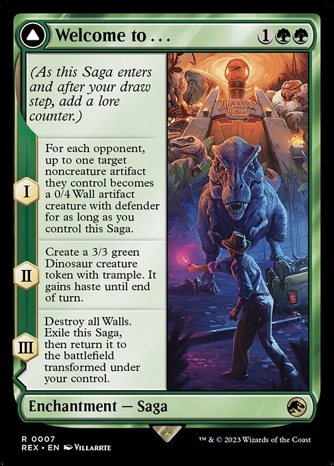 Welcome to . . . // Jurassic Park [Borderless Foil]