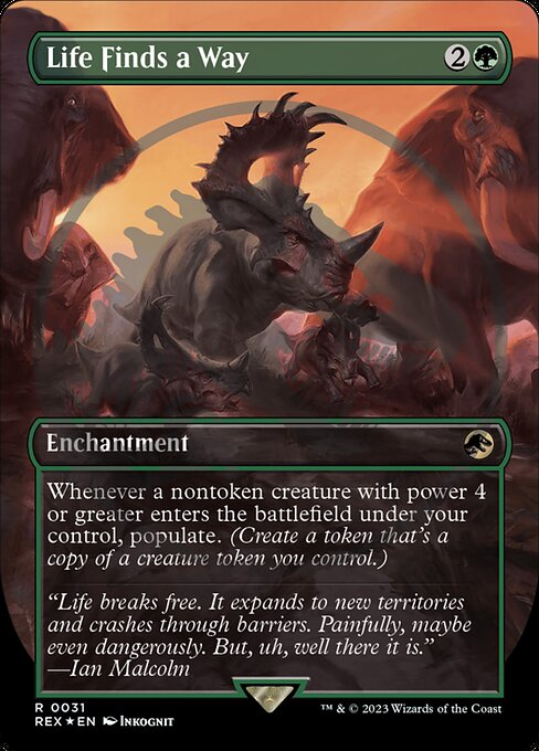 Life Finds a Way [Borderless Foil]