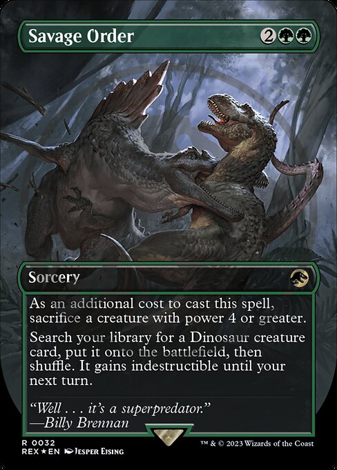 Savage Order [Borderless Foil]