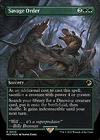 Savage Order [Borderless Foil]